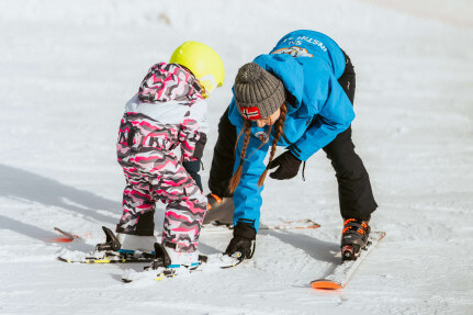 Výučba lyžovania pre začiatočníkov